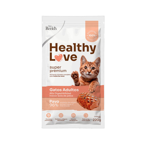 Healthy Love Gato Adulto 220 g Pavo