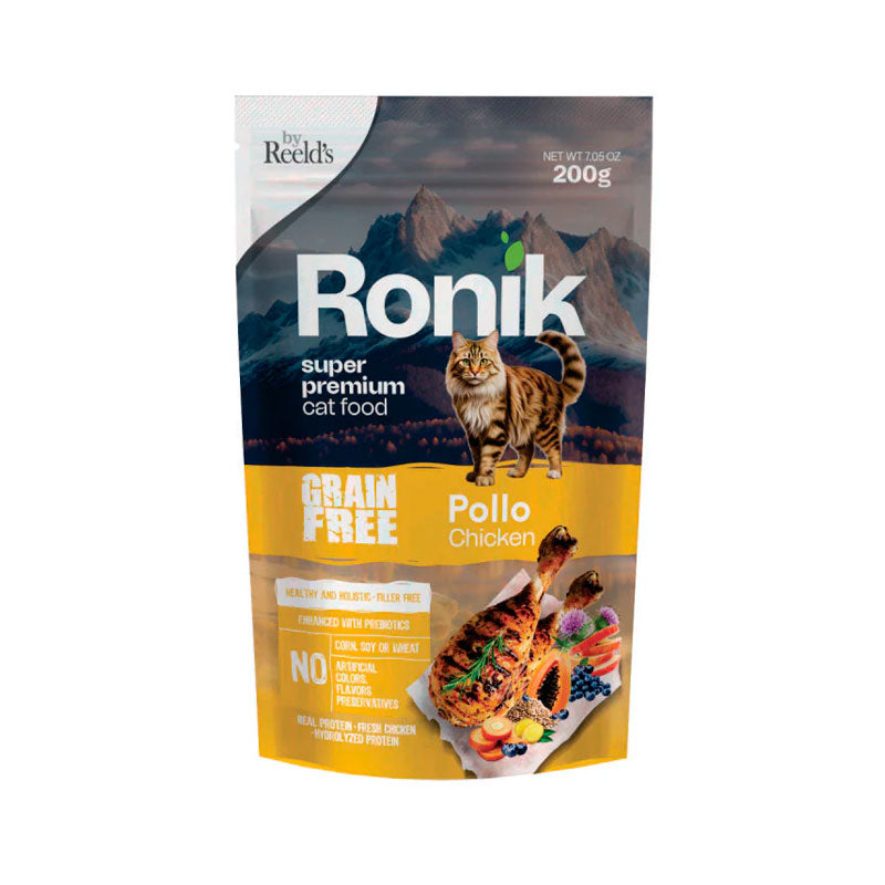 Ronik Grain Free Gato 200 g sabor Pollo