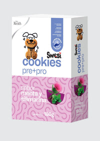 Swesi Cookies PRE + Probiotics Menta y Silimarina con Proteína Hidrolizada