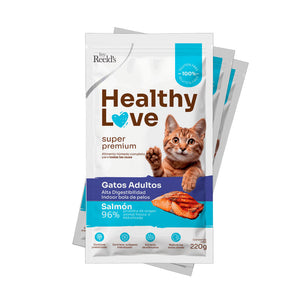 Healthy Love Gato Adulto 220 g Salmón 18 unidades
