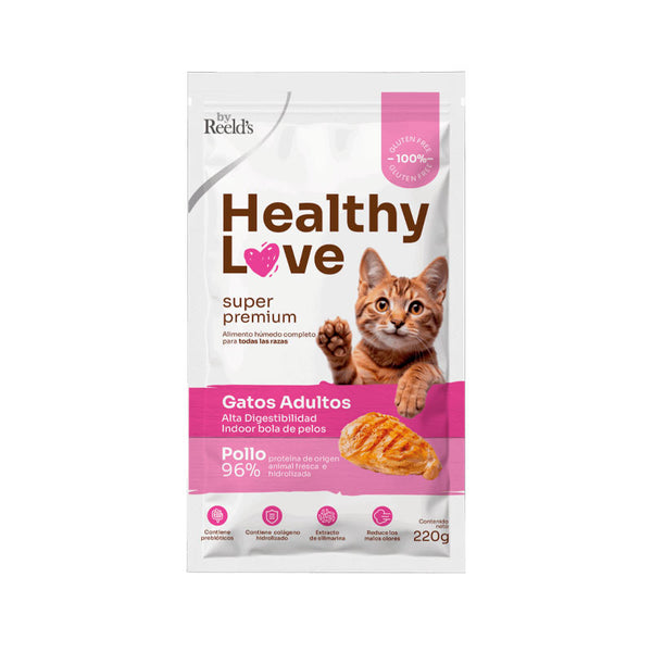 Healthy Love Gato Adulto 220 g sabor Pollo