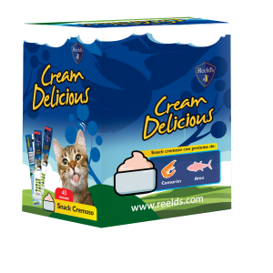 Cream Delicious Gato por 4 Sabores surtidos por 40 Unidades