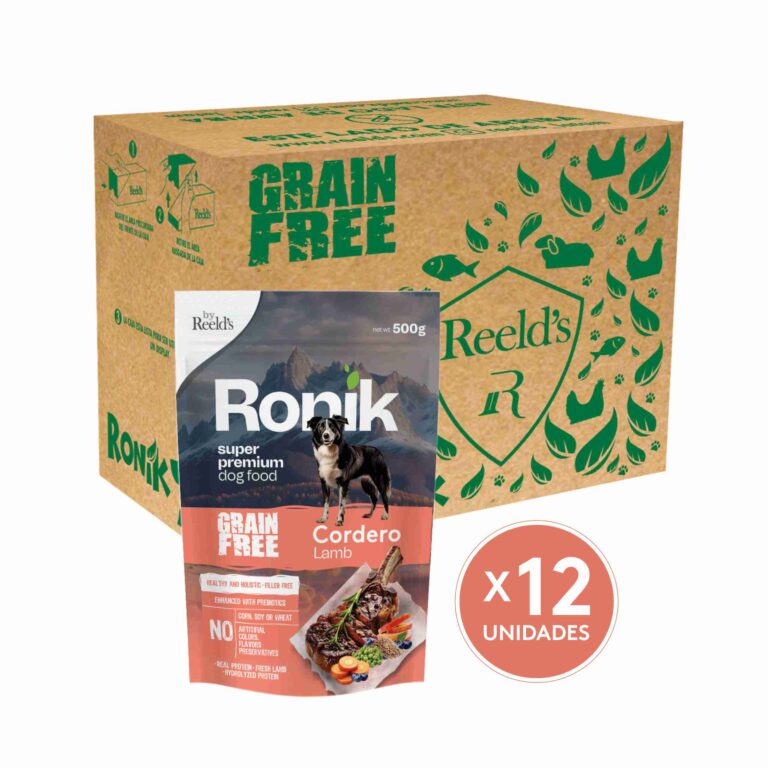 Ronik Ronik Grain Free Cordero 12 Unidades - Reeld's Tienda Oficial