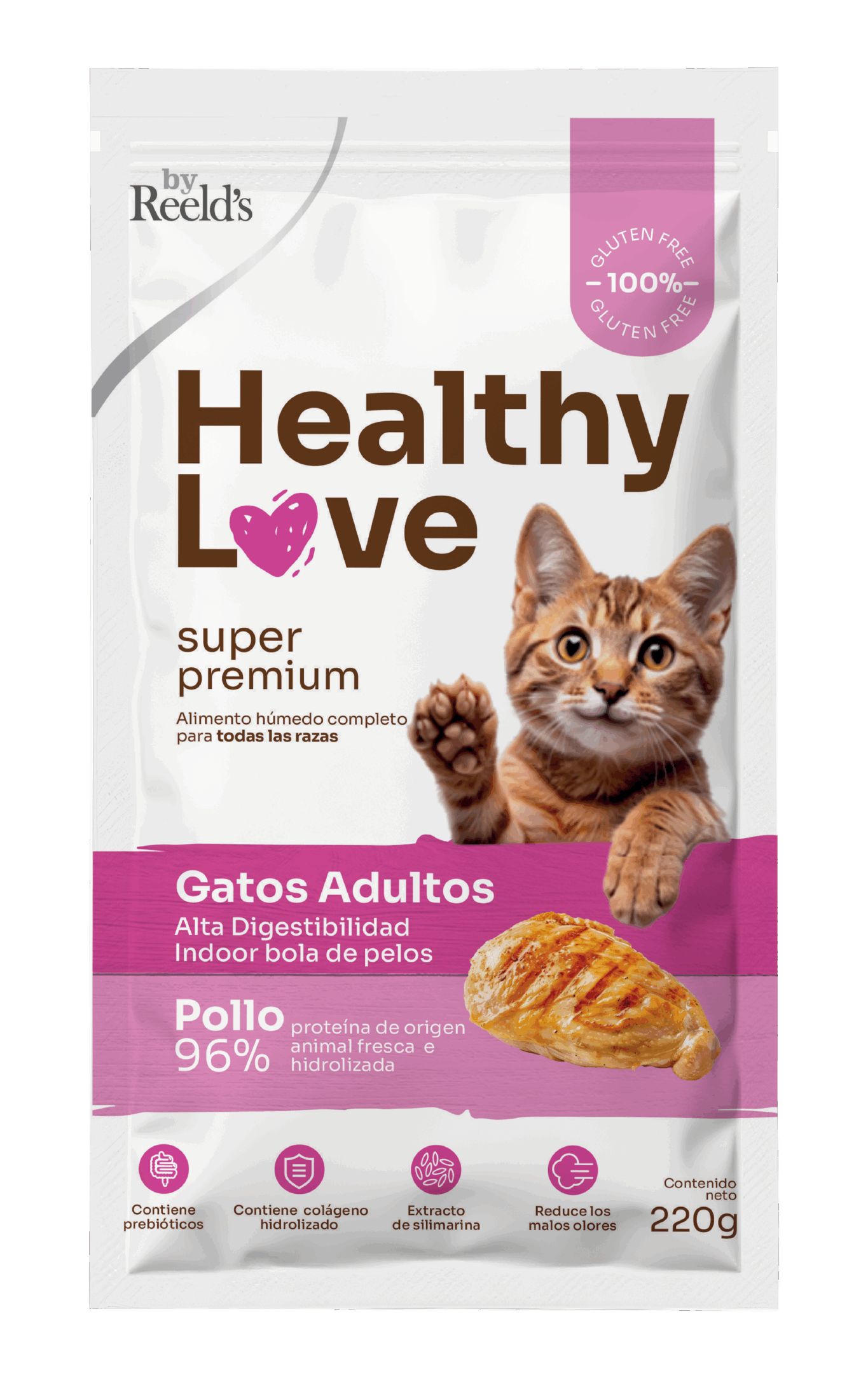 Healthy Love Gato Adulto 18 Unidades sabor Pollo