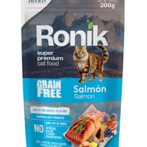 Ronik Grain Free Gato 200 g sabor Salmón